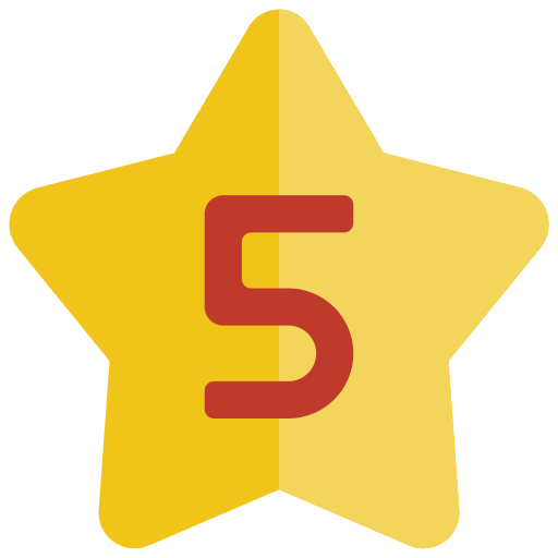 5 Star Rating Icon